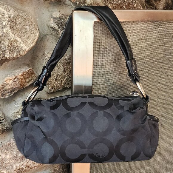 COACH M0869-13439 Parker Optic Art Black Signature Shoulder Bag - Picture 8 of 16